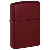 Зажигалка ZIPPO Classic с покрытием Merlot, латунь/сталь, бордовая, глянцевая, 38x13x57 мм