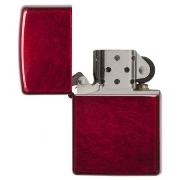 Зажигалка ZIPPO Classic с покрытием Candy Apple Red™, латунь/сталь, красная, глянцевая, 38x13x57 мм-4