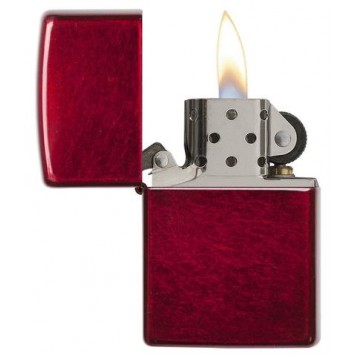 Зажигалка ZIPPO Classic с покрытием Candy Apple Red™, латунь/сталь, красная, глянцевая, 38x13x57 мм-3