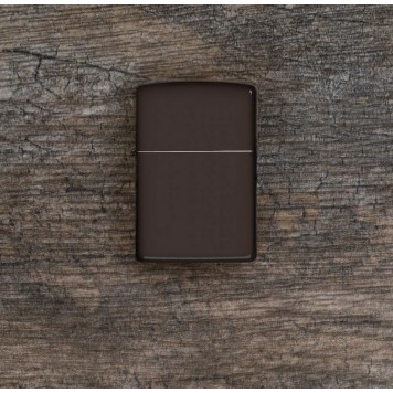 Зажигалка ZIPPO Classic с покрытием Brown Matte, латунь/сталь, коричневая, матовая, 38x13x57 мм-4