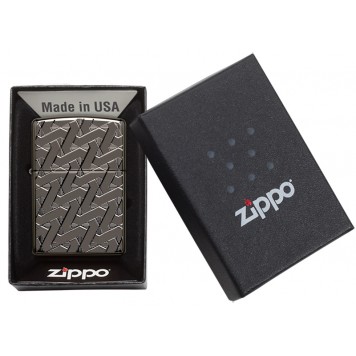 Зажигалка ZIPPO Armor™ с покрытием High Polish Black Ice®, латунь/сталь, чёрная, 38x13x57 мм-6