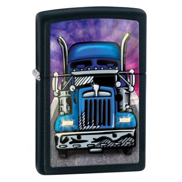 Зажигалка ZIPPO Classic с покрытием Black Matte, латунь/сталь, чёрная, матовая, 36x12x56 мм