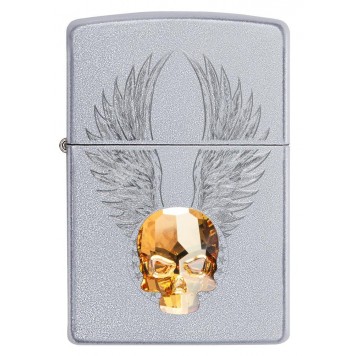 Зажигалка ZIPPO Classic с покрытием Satin Chrome™, латунь/сталь, серебристая, матовая, 38x13x57 мм-1