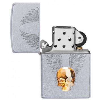 Зажигалка ZIPPO Classic с покрытием Satin Chrome™, латунь/сталь, серебристая, матовая, 38x13x57 мм-3