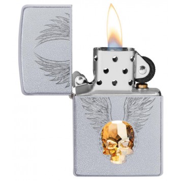 Зажигалка ZIPPO Classic с покрытием Satin Chrome™, латунь/сталь, серебристая, матовая, 38x13x57 мм-2