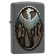 Зажигалка ZIPPO Metal Dragon Shield Design с покрытием Iron Stone™, латунь/сталь, серая, 38x13x57 мм