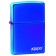 Зажигалка ZIPPO Classic с покрытием High Polish Indigo, латунь/сталь, синяя, глянцевая, 38x13x57 мм