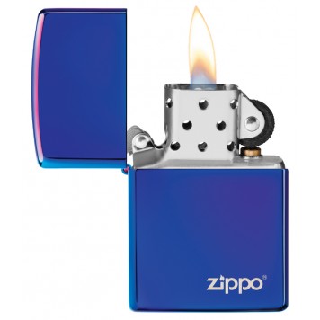 Зажигалка ZIPPO Classic с покрытием High Polish Indigo, латунь/сталь, синяя, глянцевая, 38x13x57 мм-1