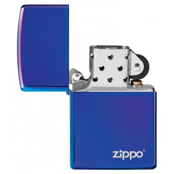 Зажигалка ZIPPO Classic с покрытием High Polish Indigo, латунь/сталь, синяя, глянцевая, 38x13x57 мм-2