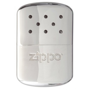 Каталитическая грелка ZIPPO, алюминий с покрытием High Polish Chrome, серебристая, 12 ч, 66x13x99 мм