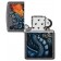 Зажигалка ZIPPO Fiery Dragon с покрытием Iron Stone, латунь/сталь, серая, матовая, 38x13x57 мм