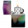 Зажигалка ZIPPO Colorful Sky с покрытием 540 Tumbled Chrome, латунь/сталь, разноцветная, 38x13x57 мм