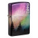 Зажигалка ZIPPO Colorful Sky с покрытием 540 Tumbled Chrome, латунь/сталь, разноцветная, 38x13x57 мм