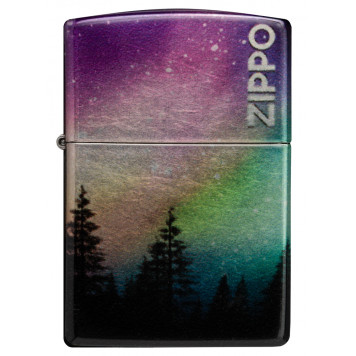 Зажигалка ZIPPO Colorful Sky с покрытием 540 Tumbled Chrome, латунь/сталь, разноцветная, 38x13x57 мм-1