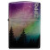 Зажигалка ZIPPO Colorful Sky с покрытием 540 Tumbled Chrome, латунь/сталь, разноцветная, 38x13x57 мм