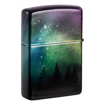 Зажигалка ZIPPO Colorful Sky с покрытием 540 Tumbled Chrome, латунь/сталь, разноцветная, 38x13x57 мм-6