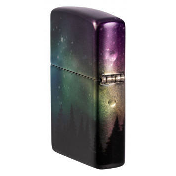 Зажигалка ZIPPO Colorful Sky с покрытием 540 Tumbled Chrome, латунь/сталь, разноцветная, 38x13x57 мм-8