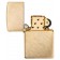 Зажигалка ZIPPO Classic с покрытием Herringbone Sweep Brass, латунь/сталь, золотистая, 38x13x57 мм