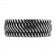 Кольцо ZIPPO Tyre Shape Ring, серебристо-чёрное, с орнаментом в форме шины, сталь, диаметр 22,3 мм