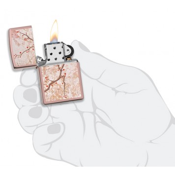 Зажигалка ZIPPO Eastern с покрытием High Polish Rose Gold, латунь/сталь, розовое золото, 38x13x57 мм-4