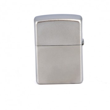 Зажигалка ZIPPO Classic с покрытием Satin Chrome™, латунь/сталь, серебристая, матовая, 38x13x57 мм-4