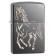 Зажигалка ZIPPO Classic с покрытием Black Ice ®, латунь/сталь, чёрная, глянцевая, 36x12x56 мм