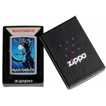 Зажигалка ZIPPO Iron Maiden с покрытием Street Chrome™, латунь/сталь, серебристая, 38x13x57 мм-5