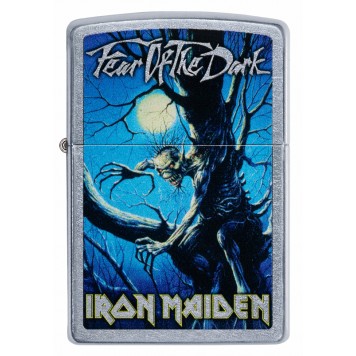 Зажигалка ZIPPO Iron Maiden с покрытием Street Chrome™, латунь/сталь, серебристая, 38x13x57 мм-1