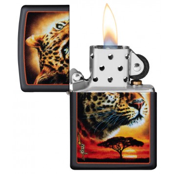 Зажигалка ZIPPO Mazzi® с покрытием Black Matte, латунь/сталь, чёрная, матовая, 38x13x57 мм-1