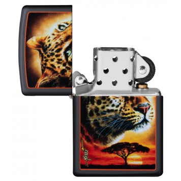 Зажигалка ZIPPO Mazzi® с покрытием Black Matte, латунь/сталь, чёрная, матовая, 38x13x57 мм-2