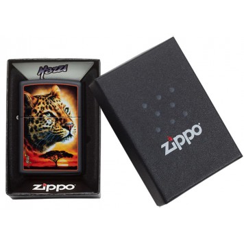 Зажигалка ZIPPO Mazzi® с покрытием Black Matte, латунь/сталь, чёрная, матовая, 38x13x57 мм-6