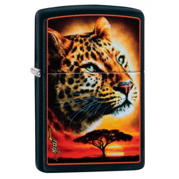 Зажигалка ZIPPO Mazzi® с покрытием Black Matte, латунь/сталь, чёрная, матовая, 38x13x57 мм