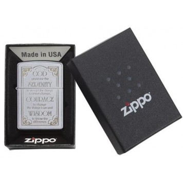 Зажигалка ZIPPO Classic с покрытием Satin Chrome™, латунь/сталь, серебристая, матовая, 38x13x57 мм-3