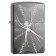 Зажигалка ZIPPO Classic с покрытием Black Ice®, латунь/сталь, чёрная, глянцевая, 38x13x57 мм