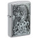 Зажигалка ZIPPO Classic с покрытием Brushed Chrome, латунь/сталь, серебристая, 38x13x57 мм