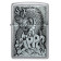 Зажигалка ZIPPO Classic с покрытием Brushed Chrome, латунь/сталь, серебристая, 38x13x57 мм