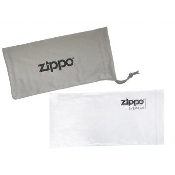 Очки солнцезащитные ZIPPO, серебристые, чёрные, оправа из меди, поляризационные линзы-1
