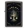 Зажигалка ZIPPO Mystic Nature Design с покрытием Black Ice®, латунь/сталь, черная, 38x13x57 мм