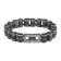 Браслет ZIPPO Bike Chain Bracelet, серый, нержавеющая сталь, 22 см