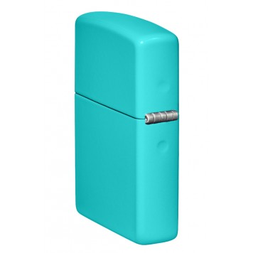 Зажигалка ZIPPO Classic с покрытием Flat Turquoise, латунь/сталь, бирюзовая, матовая, 38x13x57 мм-7