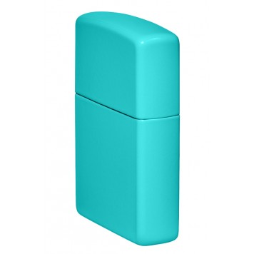 Зажигалка ZIPPO Classic с покрытием Flat Turquoise, латунь/сталь, бирюзовая, матовая, 38x13x57 мм-6