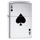 Зажигалка ZIPPO Сlassic с покрытием High Polish Chrome, латунь/сталь, серебристая, 38x13x57 мм