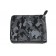 Кошелёк ZIPPO, серо-чёрный камуфляж, натуральная кожа, 12×2×10,5 см