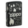 Зажигалка ZIPPO Classic с покрытием Black Matte, латунь/сталь, черная, матовая, 38x13x57 мм