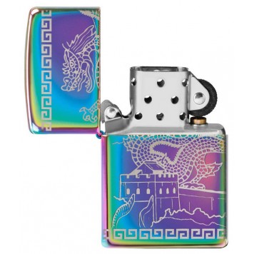 Зажигалка ZIPPO Classic с покрытием Multi Color, латунь/сталь, разноцветная, глянцевая, 38x13x57 мм-7