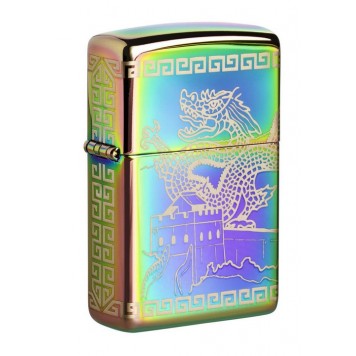 Зажигалка ZIPPO Classic с покрытием Multi Color, латунь/сталь, разноцветная, глянцевая, 38x13x57 мм-8