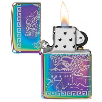 Зажигалка ZIPPO Classic с покрытием Multi Color, латунь/сталь, разноцветная, глянцевая, 38x13x57 мм-2