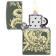 Зажигалка ZIPPO Dragon Design с покрытием Green Matte, латунь/сталь, зеленая, матовая, 38x13x57 мм