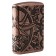 Зажигалка ZIPPO Armor™ с покрытием Antique Copper™, латунь/сталь, медная, матовая, 38x13x57 мм