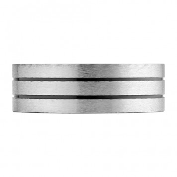 Кольцо ZIPPO Brushed Finish Ring, серебристое, нержавеющая сталь, диаметр 19,7 мм-1
